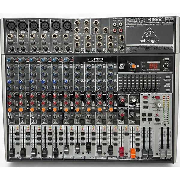 Used Behringer Xenyx X1832USB Unpowered Mixer