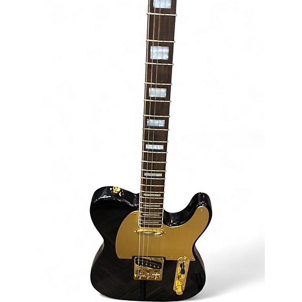 Used Squier 40TH Anniversary telecaster Black Solid Body Electric Guitar