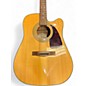 Used Fender DG22CE Natural Acoustic Electric Guitar