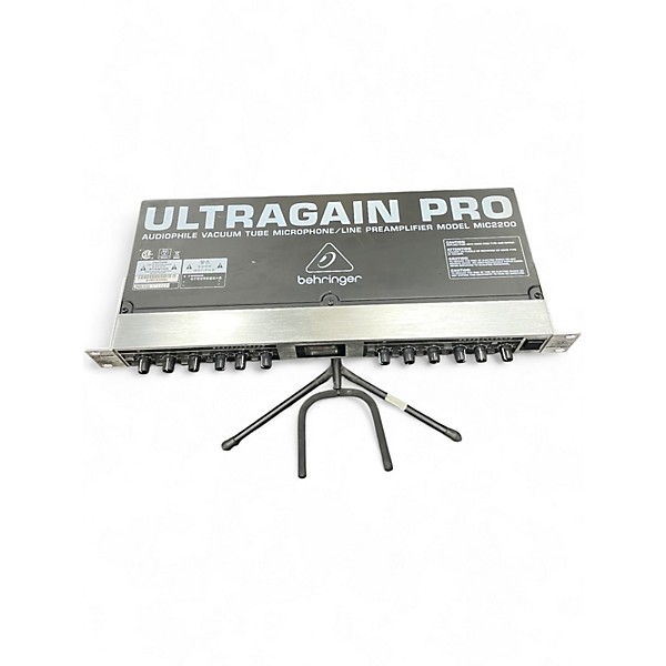 Used Behringer Ultragain Pro MIC2200 Microphone Preamp