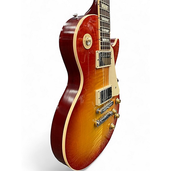 Used 2012 Gibson Les Paul Traditional Heritage Cherry Sunburst Solid Body Electric Guitar