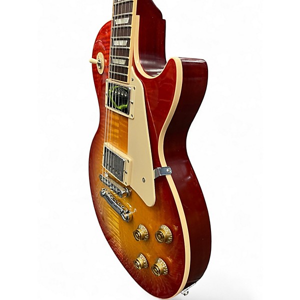 Used 2012 Gibson Les Paul Traditional Heritage Cherry Sunburst Solid Body Electric Guitar