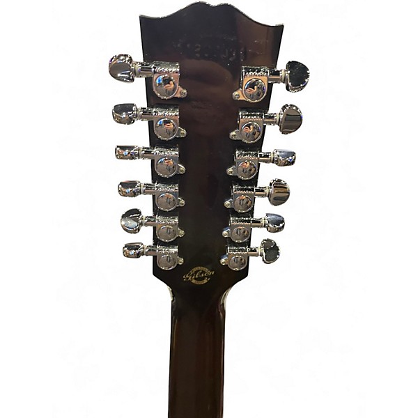 Used Gibson Hummingbird Pro 12 2 Tone Sunburst 12 String Acoustic Electric Guitar