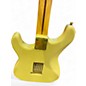 Vintage 1996 Schecter Guitar Research Lawsuit S Style Vintage Yellow Solid Body Electric Guitar