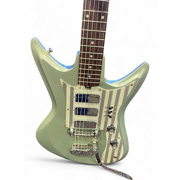 Vintage 2000 Teisco K56 Reissue Green Solid Body Electric Guitar