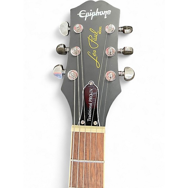 Used 2022 Epiphone Les Paul Traditional Pro IV Cordivan Solid Body Electric Guitar