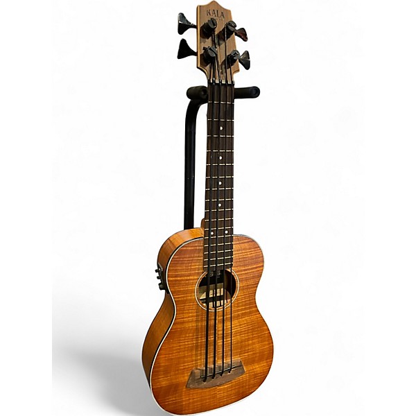 Used Kala Exotic Mahogany U-Bass Mahogany Acoustic Bass Guitar