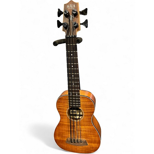 Used Kala Exotic Mahogany U-Bass Mahogany Acoustic Bass Guitar