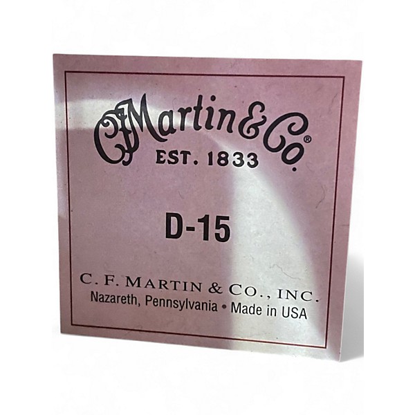 Used Martin D15M Mahogany Acoustic Guitar