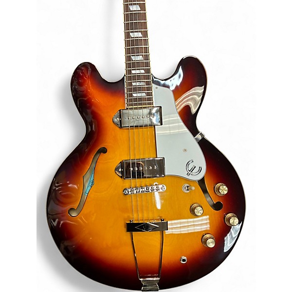 Used Epiphone Casino Sunburst Hollow Body Electric Guitar