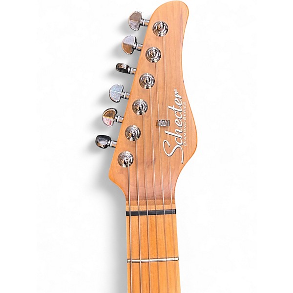 Used Schecter Guitar Research NICK JOHNSTON SSS Black Solid Body Electric Guitar