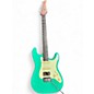 Used Schecter Guitar Research NICK JOHNSTON HSS ATOMIC GREEN Solid Body Electric Guitar thumbnail