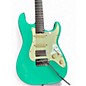 Used Schecter Guitar Research NICK JOHNSTON HSS ATOMIC GREEN Solid Body Electric Guitar