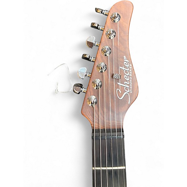 Used Schecter Guitar Research NICK JOHNSTON HSS ATOMIC GREEN Solid Body Electric Guitar