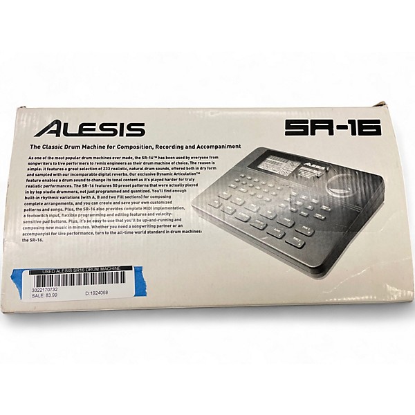 Used Alesis SR16 Drum Machine