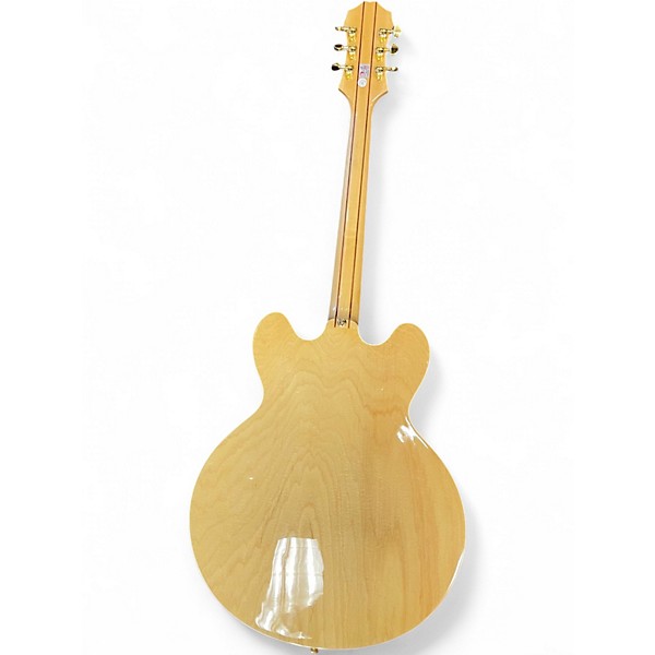 Used Epiphone Sheraton II Natural Hollow Body Electric Guitar