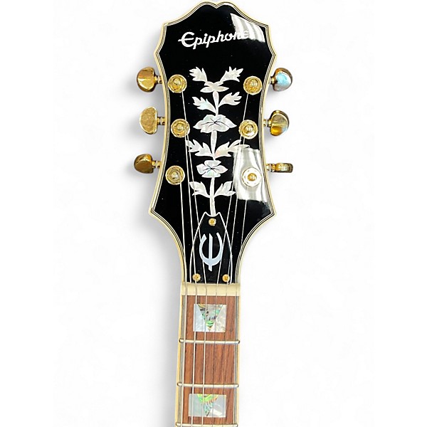 Used Epiphone Sheraton II Natural Hollow Body Electric Guitar