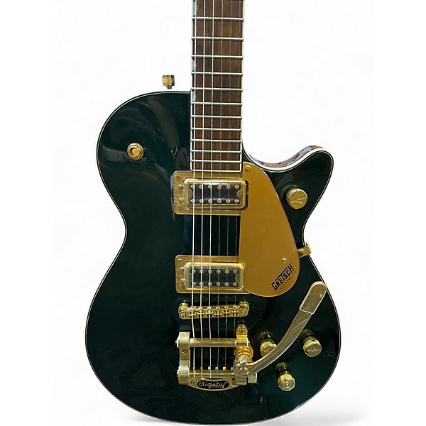 Used Gretsch Guitars G5230T DARK GREEN SPARKLE Solid Body Electric Guitar