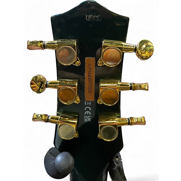 Used Gretsch Guitars G5230T DARK GREEN SPARKLE Solid Body Electric Guitar