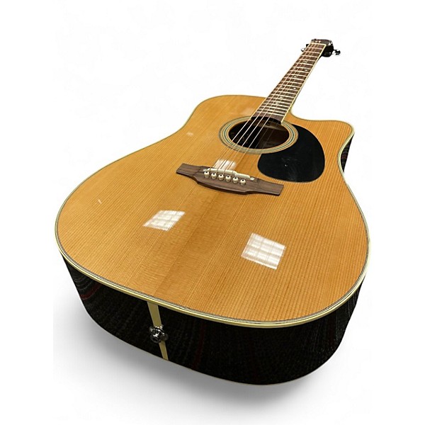 Used Takamine EF360SC TT Natural Acoustic Electric Guitar