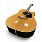Used Takamine EF360SC TT Natural Acoustic Electric Guitar
