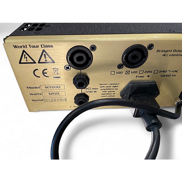 Used Eden WT800 World Tour Bass Amp Head