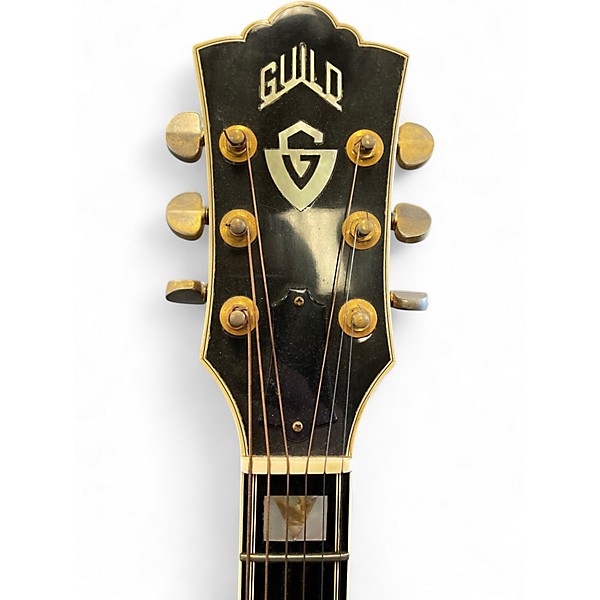 Used Guild D50 Natural Acoustic Electric Guitar