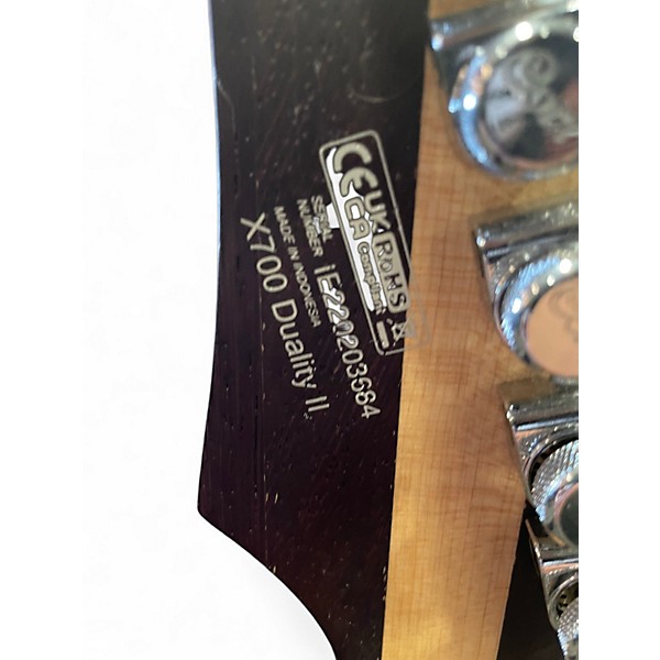 Used Cort X700 Duality II Lava Burst Solid Body Electric Guitar