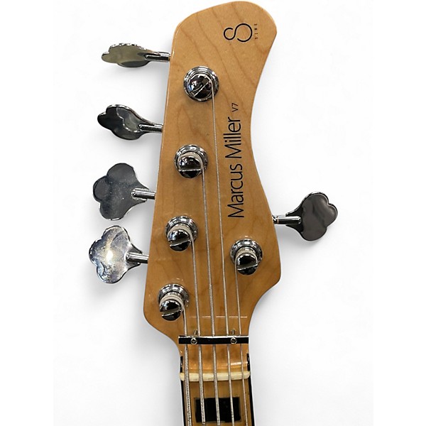 Used Sire MARCUS MILLER V7 Orange Electric Bass Guitar