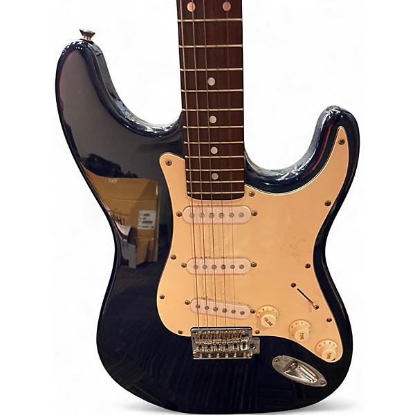 Used Fullerton STRATOCASTER DARK BLUE Solid Body Electric Guitar