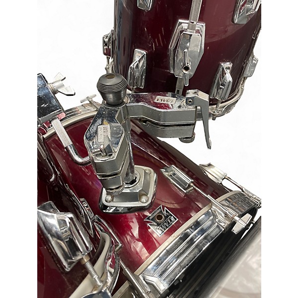 Used TAMA 5 Piece Imperialstar Candy Apple Red Drum Kit