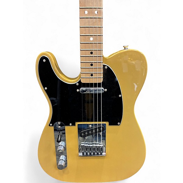 Used Squier Telecaster LH Butterscotch Blonde Solid Body Electric Guitar