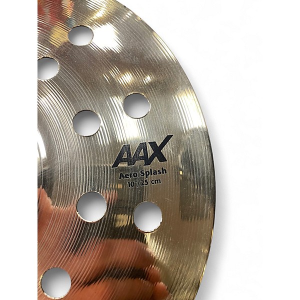 Used SABIAN 10in AAX Aero Splash Cymbal