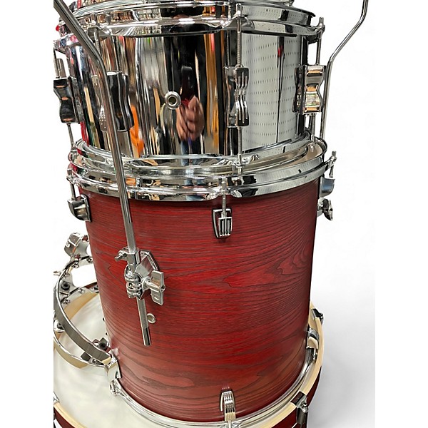 Used Ludwig 5 Piece BackBeat Elite RUBY GRAIN Drum Kit