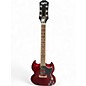 Used 2021 Epiphone SG Special P-90 Cherry Solid Body Electric Guitar thumbnail
