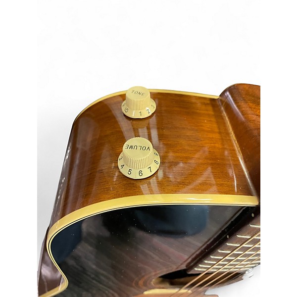 Used 1990s Fender LA Brea Tobacco Burst Acoustic Electric Guitar