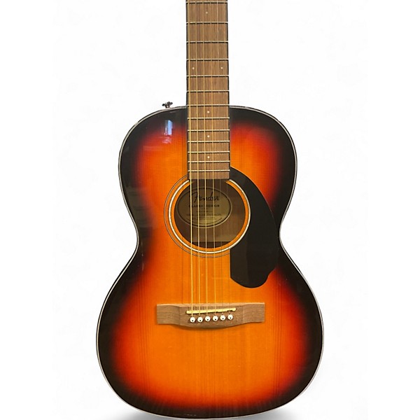 Used Fender CP 60 parlor 3 Color Sunburst Acoustic Guitar