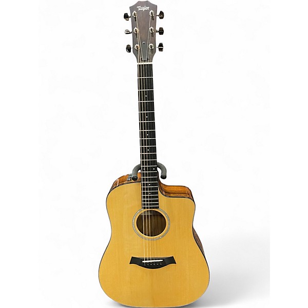 Used Taylor 210CE PLUS Natural Acoustic Electric Guitar