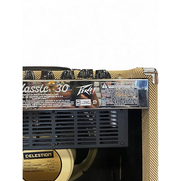 Used Peavey Classic 30 112 30W 1x12 Tube Tube Guitar Combo Amp