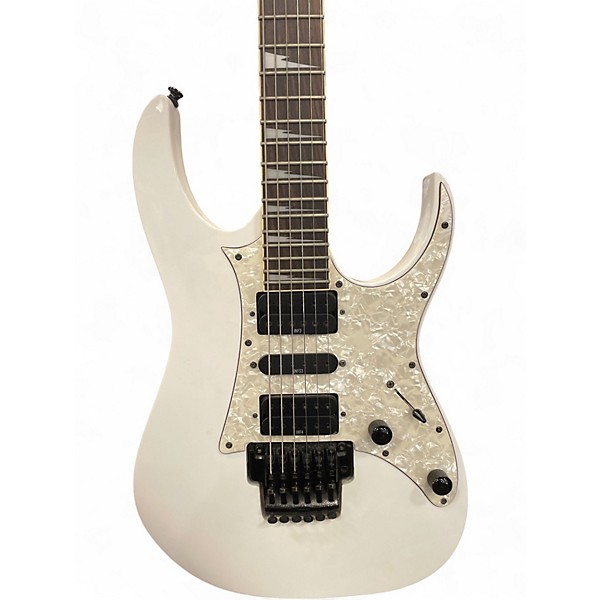 Used Ibanez RG 350 DX Alpine White Solid Body Electric Guitar