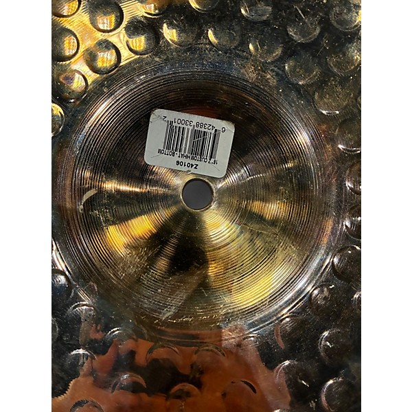 Used Zildjian 15in Z Custom Hi Hat Bottom Cymbal