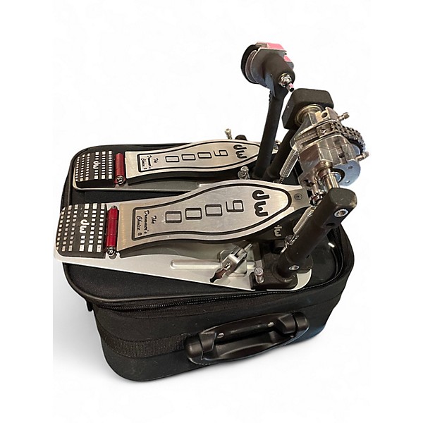Used DW 9000 Series Double Double Bass Drum Pedal