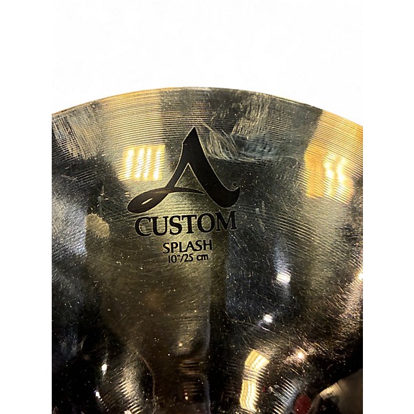 Used Zildjian 10in A Custom Splash Cymbal