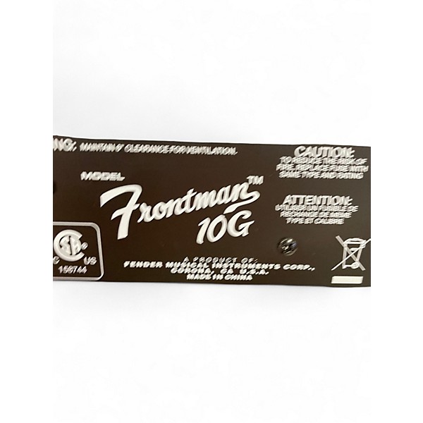 Used Squier Frontman 10G Battery Powered Amp