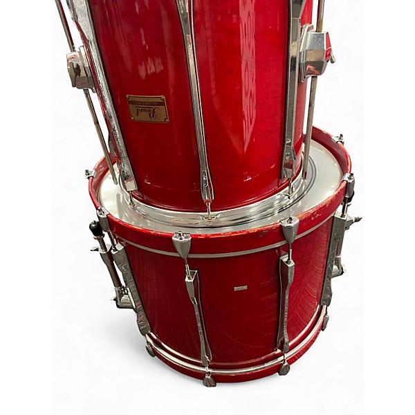 Used Pearl 3 Piece mlx sequoia red Drum Kit