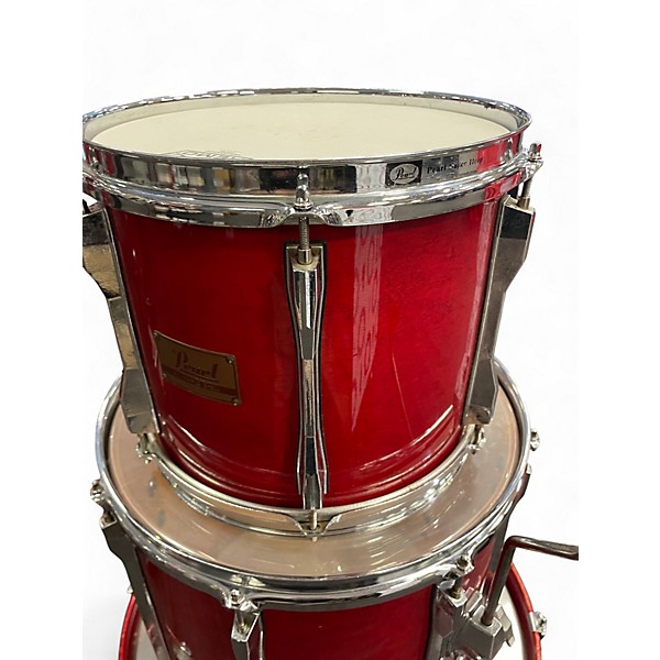 Used Pearl 3 Piece mlx sequoia red Drum Kit