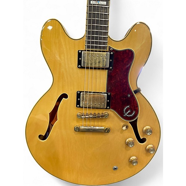 Used Epiphone Sheraton II Natural Hollow Body Electric Guitar