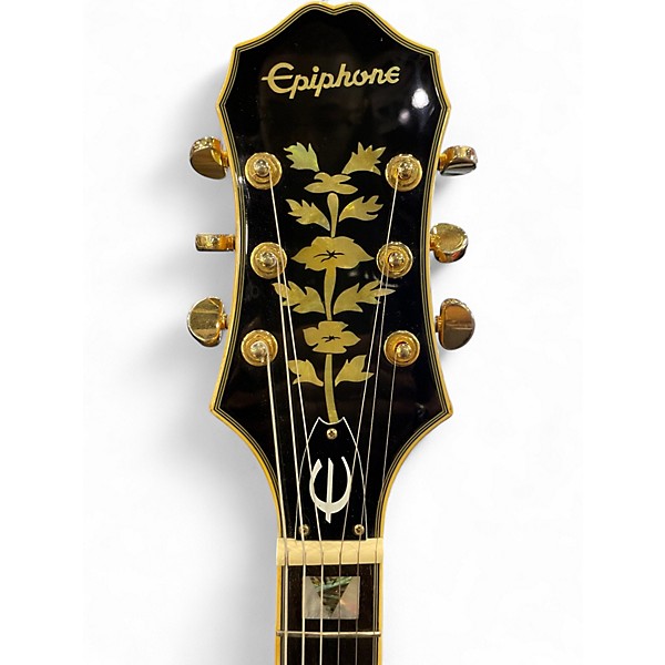 Used Epiphone Sheraton II Natural Hollow Body Electric Guitar