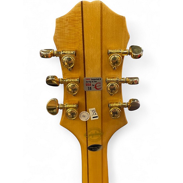 Used Epiphone Sheraton II Natural Hollow Body Electric Guitar