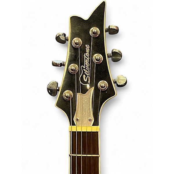Used Silvertone Paul Stanley Sovereign Pro PSSN2 Black Sparkle Solid Body Electric Guitar